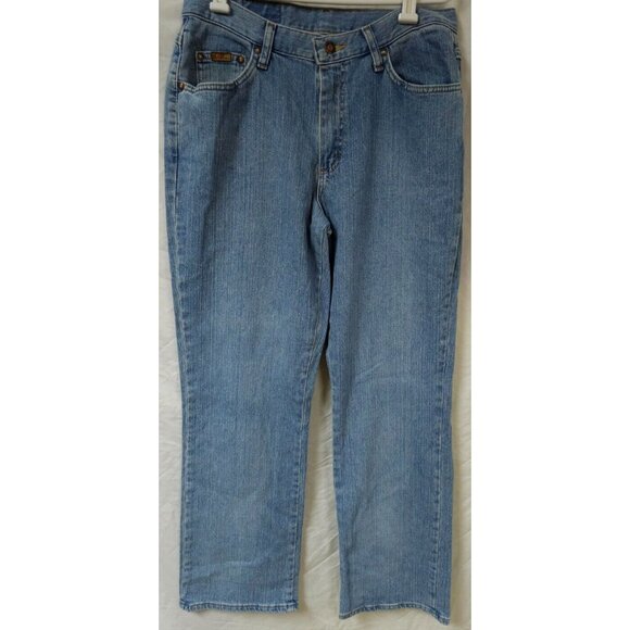 Riders by Lee Women's 14M Light Wash High Rise Bootcut Denim Jeans 30x31 - Picture 1 of 13